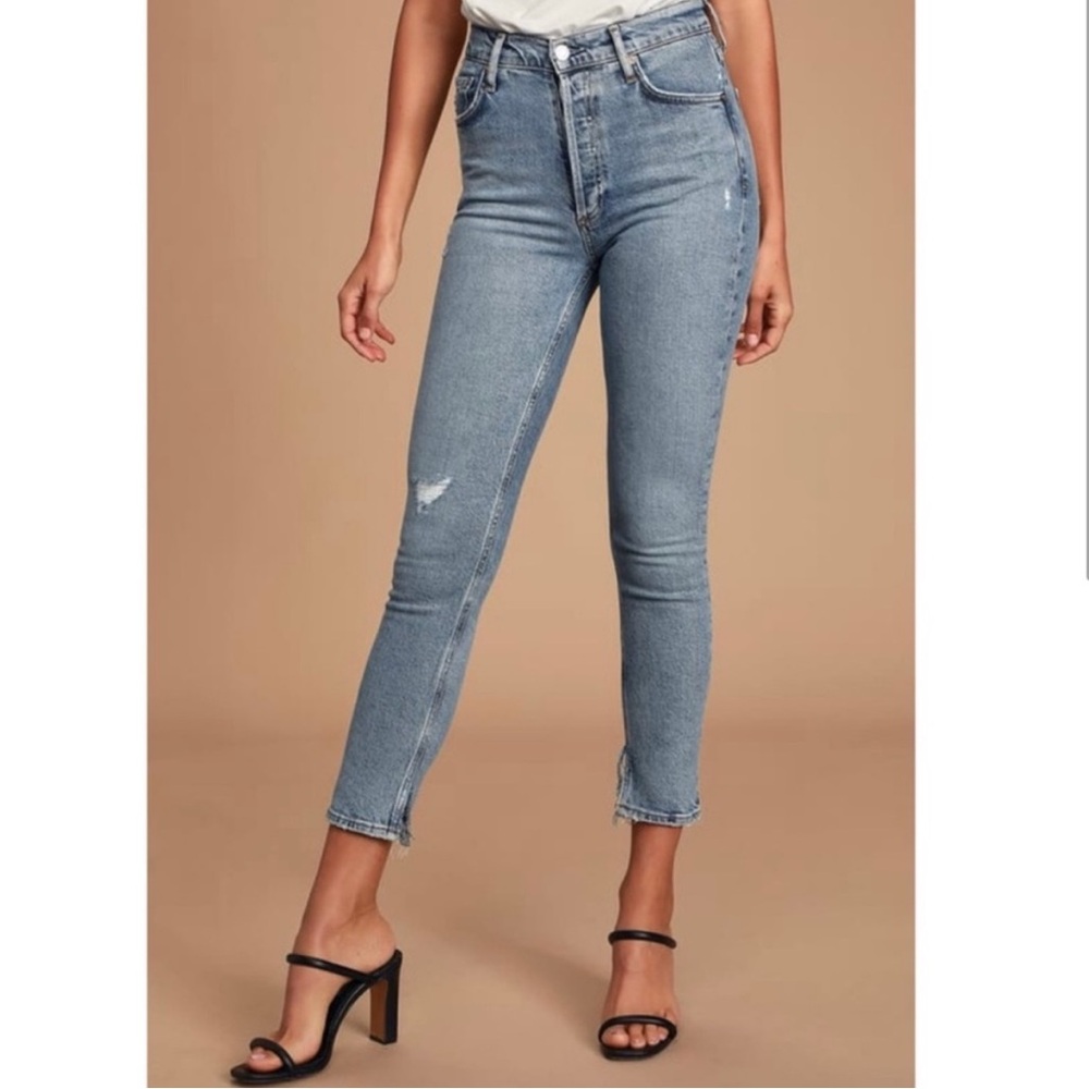 Agolde Nico High Rise Skinny Jeans